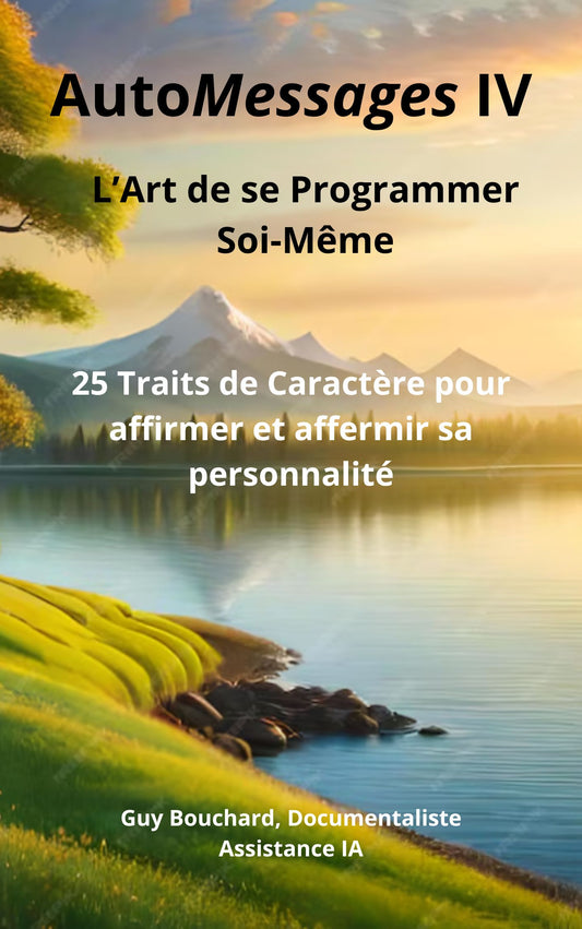 AutoMessages IV (25 traits de caractère à développer)